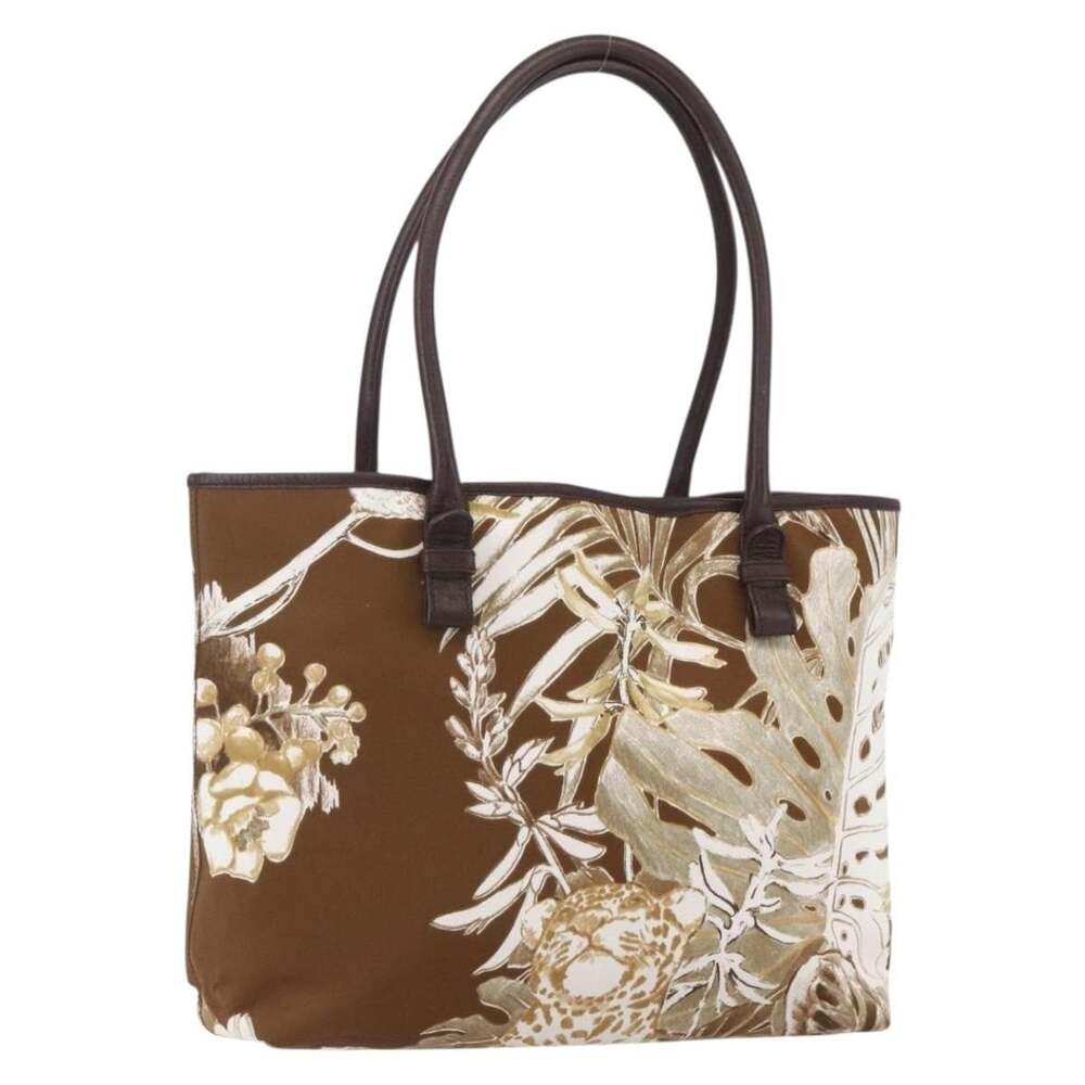 Salvatore Ferragamo Canvas Tote Bag Brown